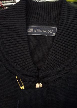 Мужской шерстяной жакет king wool 5
