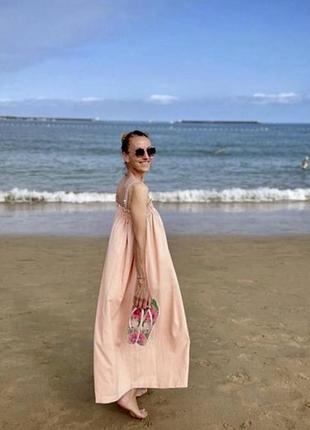 Плаття фактурне пильна роза h&m