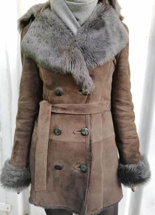 Натуральная дублёнка мех тоскана