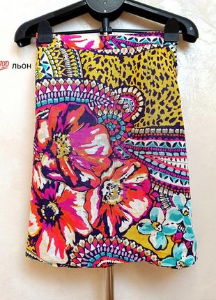 Шикарная юбочка из льна