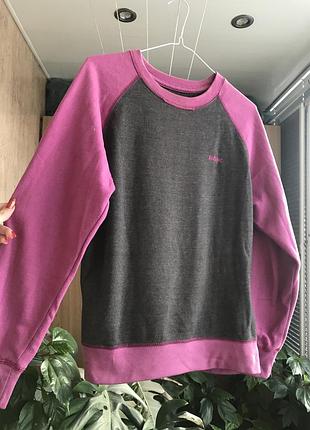 Розовый свитшот , худи розового цвета , спортивная серая кофта