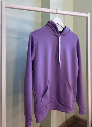 Худі базове чоловіче худи фиолетовый baza