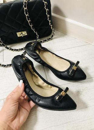 Жіночі базові м‘які балетки з гострим носиком 37-37,5 розмір