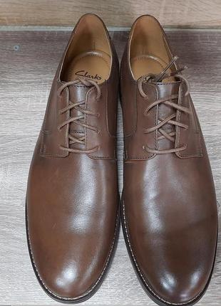 Оригинальные мужские туфли clarks becken plain5 фото