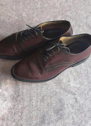 Мужские туфли oxford genuine leather