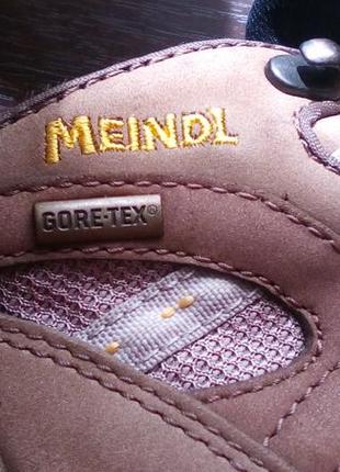 Трекинговые кожаные  кроссовки meindl gore-tex.3 фото