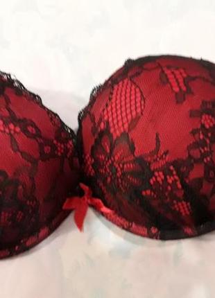 Ann summers бюстгальтер  пушап косточки кружево р 32dd  85 dd