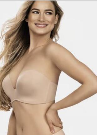 Бюстгальтер wonderbra 80и на большую грудь и объем 75-80 бюстгальтер на силиконе без бретелей на большую грудь 80g бандо на большую грудь