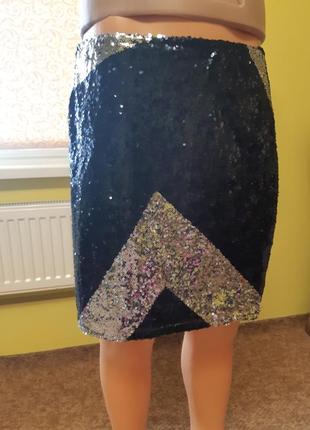 Юбка в паетку ,нарядная,фирменная,стильная !💐💋🛍
