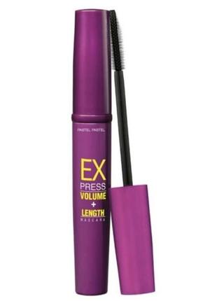 Водостійка туш express volume length mascara