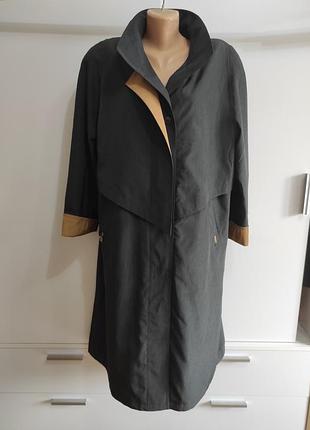 Тренч свободного кроя micro плащ