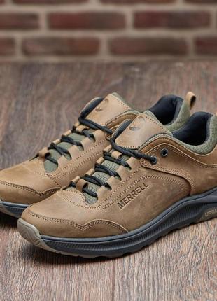 Кросівки чоловічі шкіряні merrell urban nubuck olive