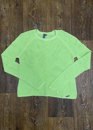 Классный стильный свитер сеточки sweaty betty