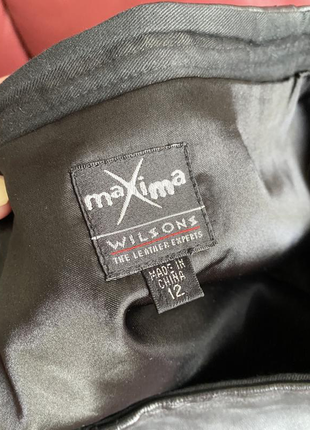 Шкіряна міні спідниця 7