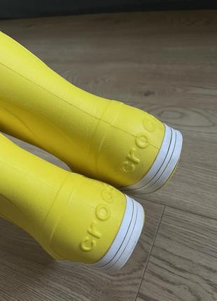 Гумові чоботи крокси жовті, crocs c12, 29 розмір