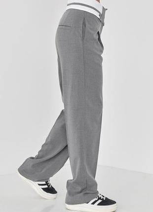 Женские брюки палаццо со стрелками артикул: 507385 фото