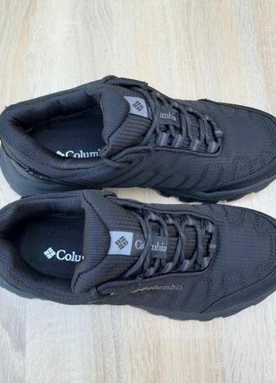 Columbia outdoor omni-tech чорні кросівки чоловічі термо коламбія чорні євро зима осінні зимові відмінна якість7 фото