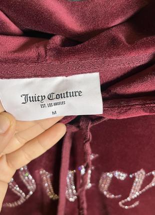 Велюрова укорочена кофта juicy couture р.s-m3 фото