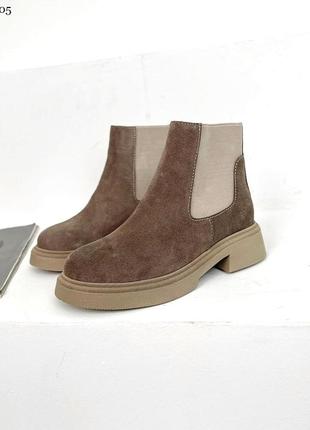 Стильні жіночі черевики - челсі (демі/зима) в наявності та під відшив 💛💙🏆9 фото