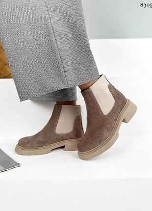 Стильні жіночі черевики - челсі (демі/зима) в наявності та під відшив 💛💙🏆