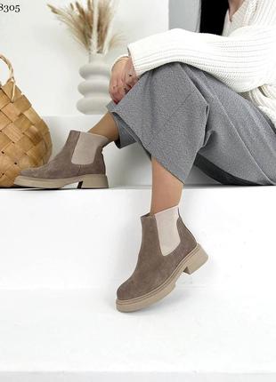 Стильні жіночі черевики - челсі (демі/зима) в наявності та під відшив 💛💙🏆6 фото