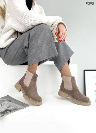 Стильні жіночі черевики - челсі (демі/зима) в наявності та під відшив 💛💙🏆7 фото