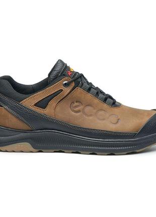 Кроссовки мужские кожаные ecco urban nubuck olive6 фото