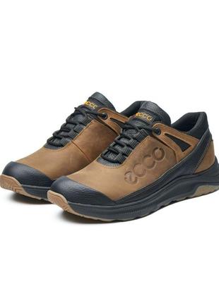 Кроссовки мужские кожаные ecco urban nubuck olive9 фото