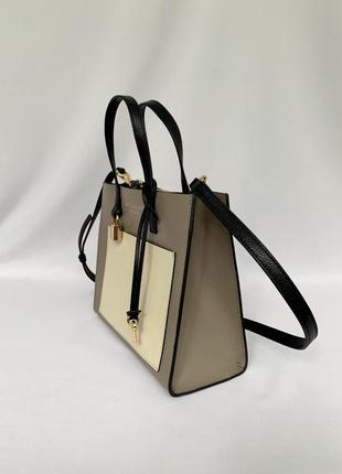 Кожаная сумка mini grind colorblock loam soil multi marc jacobs4 фото