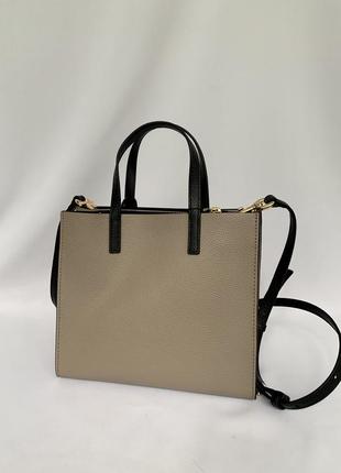 Кожаная сумка mini grind colorblock loam soil multi marc jacobs5 фото