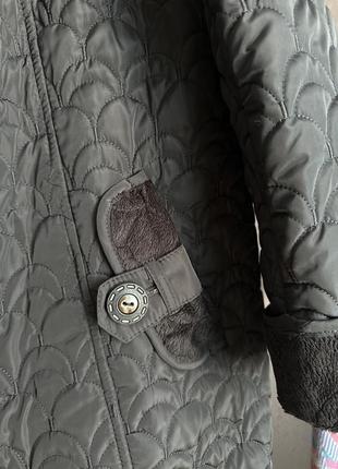 Куртка стеганная  утепленная пальто6 фото