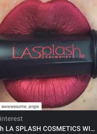 Lasplash wickedly divine liquid matte lipstick водостойкая матовая помада для губ wrath7 фото