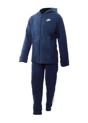 Детский костюм спортивный nike u nsw trk suit core bf синий 122-128 (7dbv3634-410 122-128)