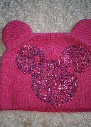 Рожева шапочка з міки маусом1 фото
