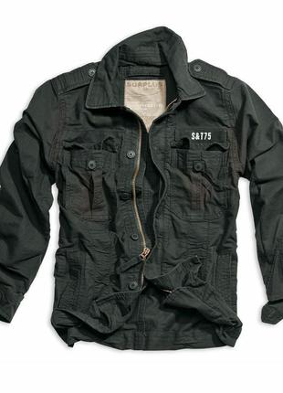 Куртка surplus heritage vintage jacket schwarz ge