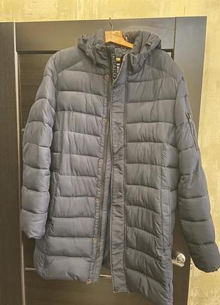Куртка удлиненная зимняя с капюшоном indaco8 фото