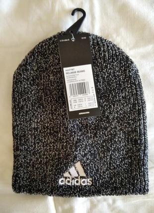 Новинка оригинальная шапка унисекс melange beanie adidas hg77872 фото