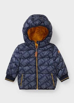 Классная двусторонняя курточка с капюшоном от c&amp;a, нитевичка