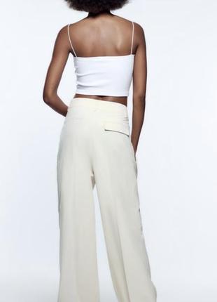 Брюки палаццо широкі штани з защіпками zara3 фото