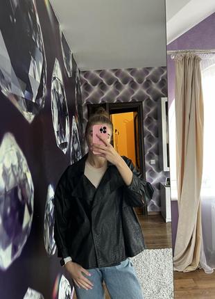 Шкіряний жакет5 фото