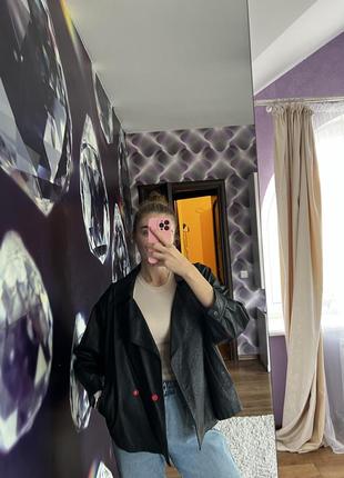 Шкіряний жакет6 фото