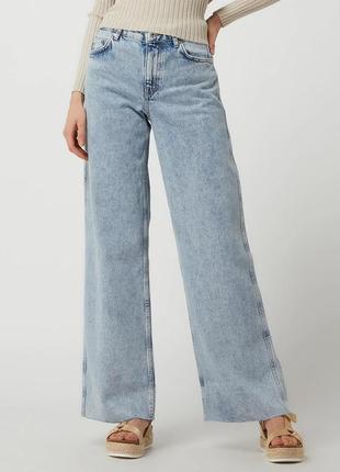 Широкие длинные джинсы от mango, 36р, испания, оригинал2 фото