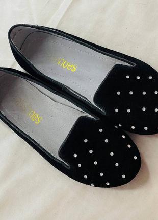 Шикарные замшевые туфли балетки лоферы