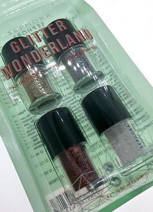 Глитеры sephora - glitter wonderland