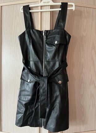 Сарафан кожа