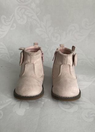 Демисезонные ботинки h&m для девочки4 фото