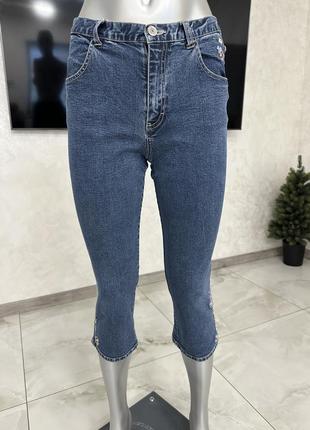 Бриджи, джинсовые капри1 фото