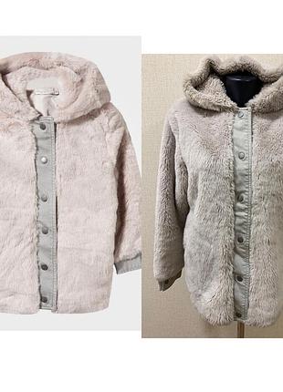 Оверсайз  куртка мех , stella  mccartney kids