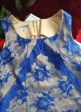 Дизайнерська сукня вечірня бачинська платье вечернее круживо і атлас8 фото