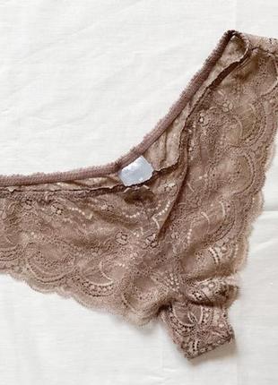 Симпатичні мереживні трусики бразилиани maddison, розмір м